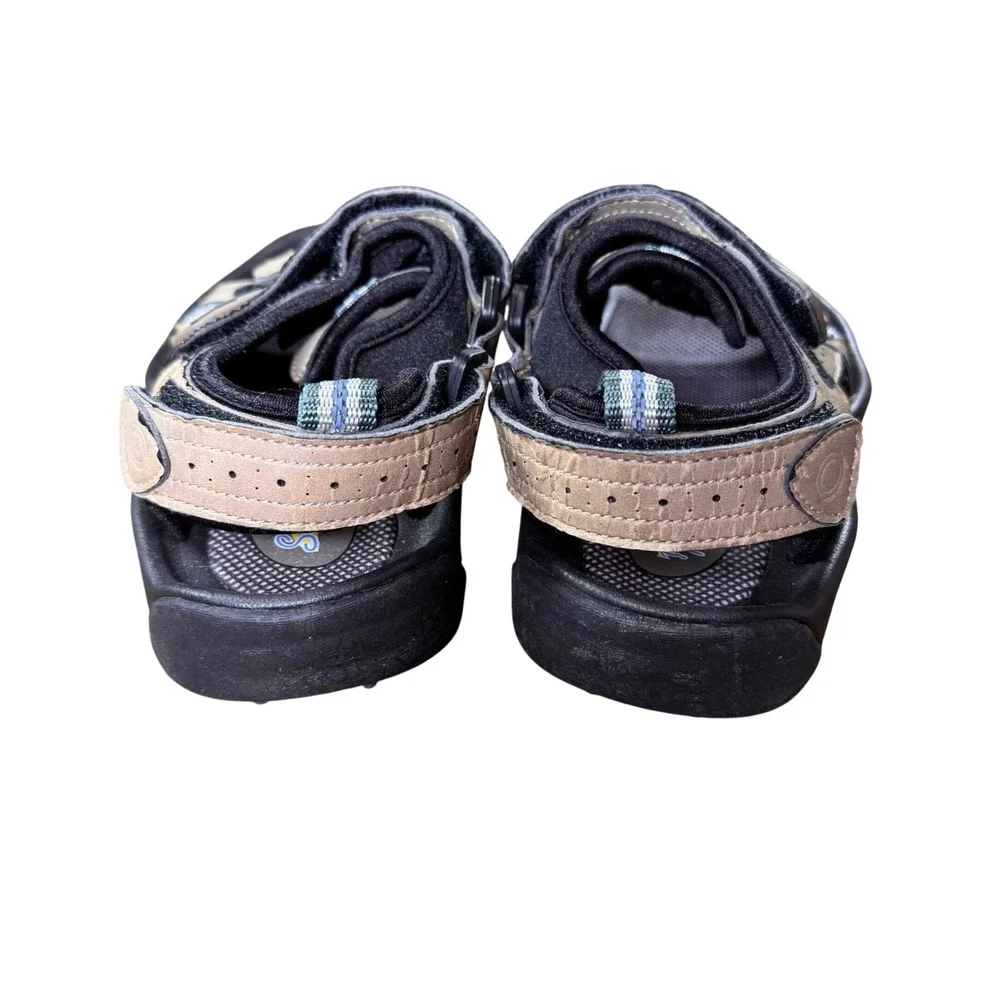 FootJoy Golf Sandals Mens 6 M Tan Brown Adjustable Straps 48786 Spikeless